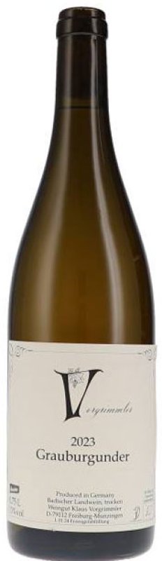 Vorgrimmler - Grauburgunder trocken Deutscher Qualitätswein 2023 - BIO